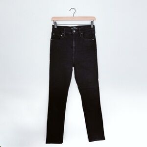 Aritzia Denim Forum Black High Rise Lola Skinny Jean - Size 26